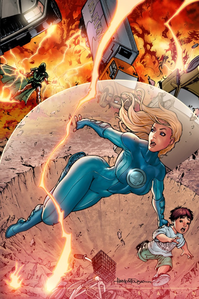 invisible woman force field