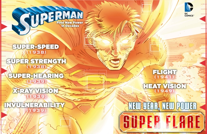 superman-powers time line
