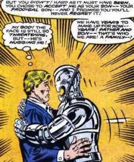 ultron comic hug