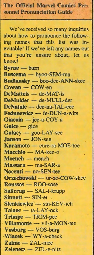 Marvel pronunciation