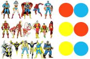 Superhero Different Colors